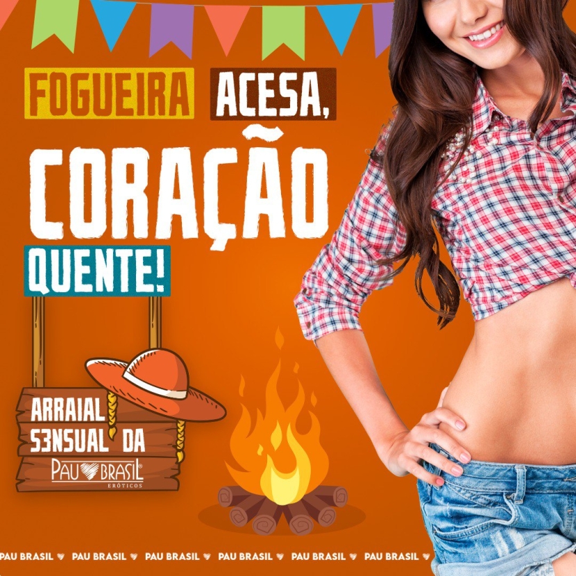 FOGUEIRA ACESA, CORAÇÃO QUENTE! ❤️