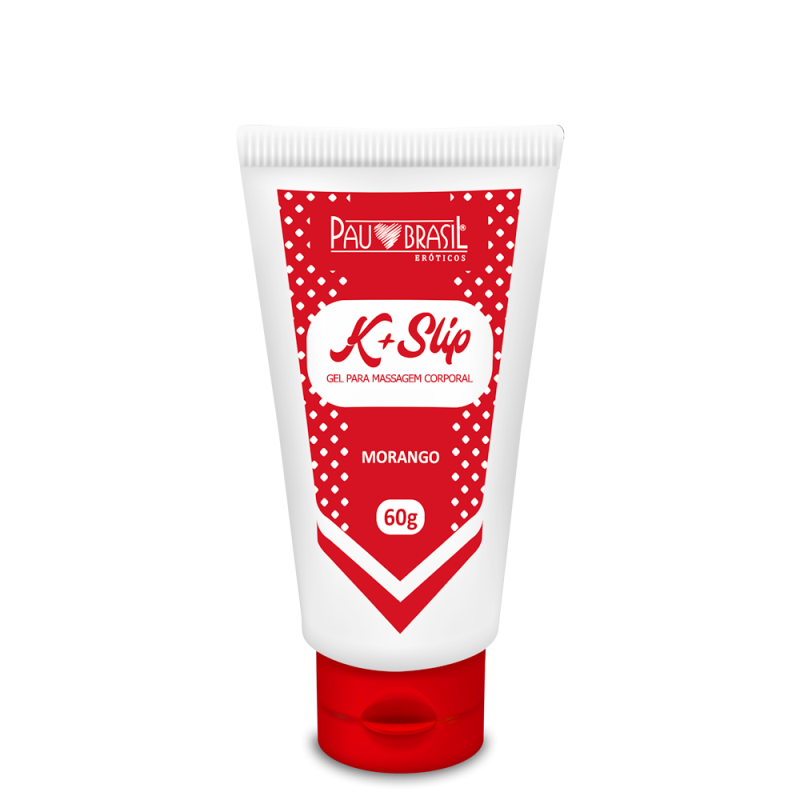 imagem K + Slip - Gel de massagem - Morango - 60g - Cód 1144MO 